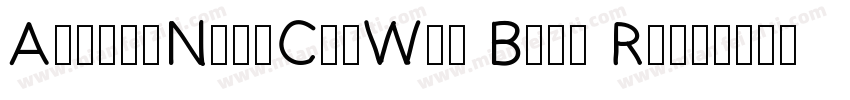 AvenirNextCyrW00 Bold Regular字体转换